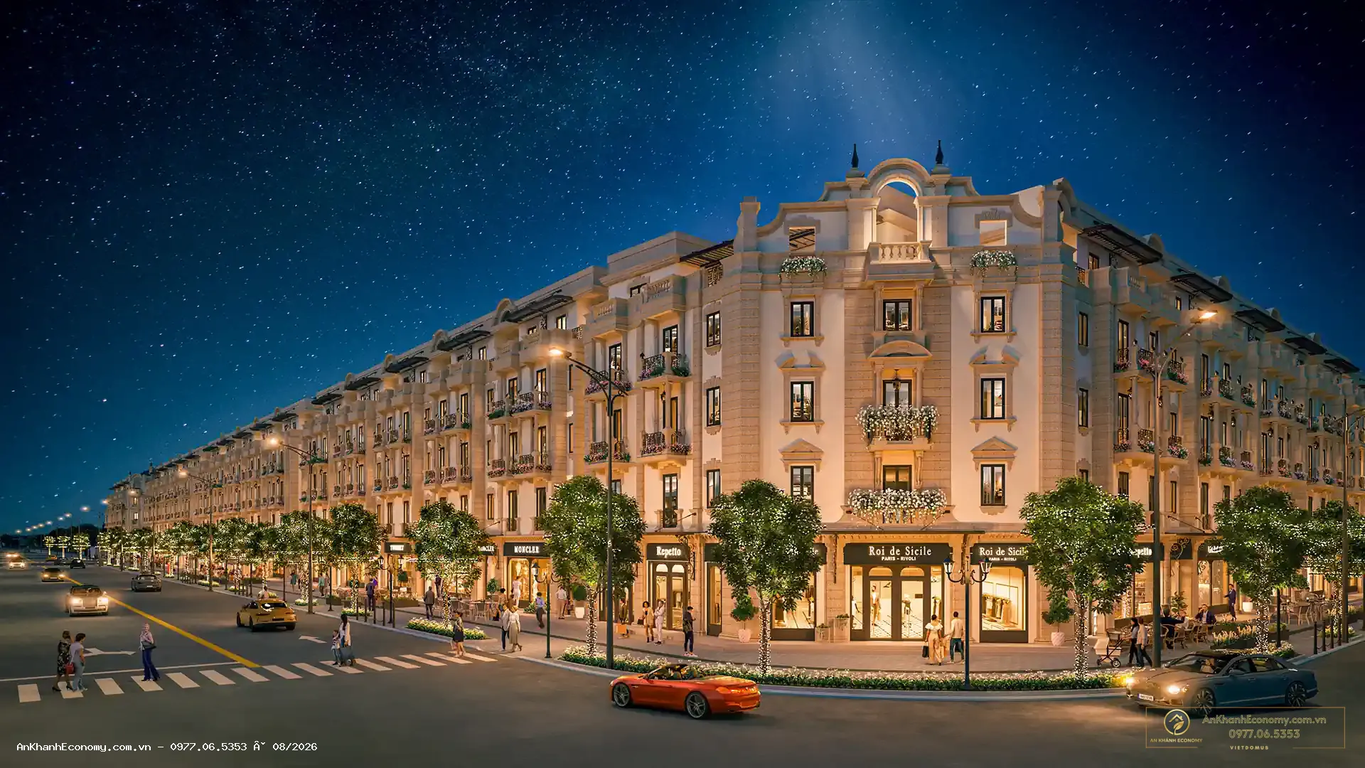 Phối cảnh Shophouse The President Park