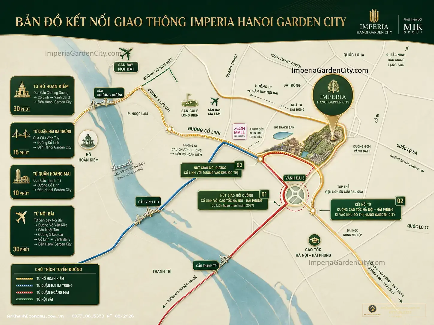 Vị trí Imperia Hanoi Garden City