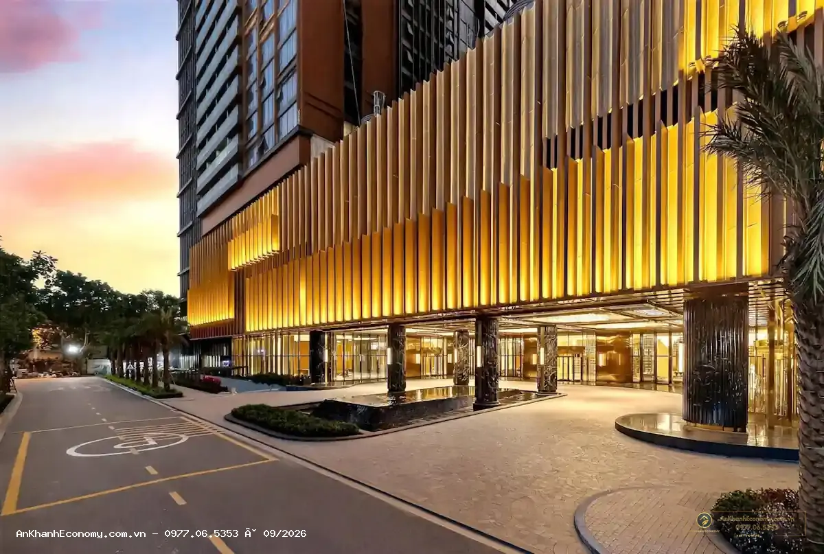 Ascott Tây Hồ - sảnh căn hộ