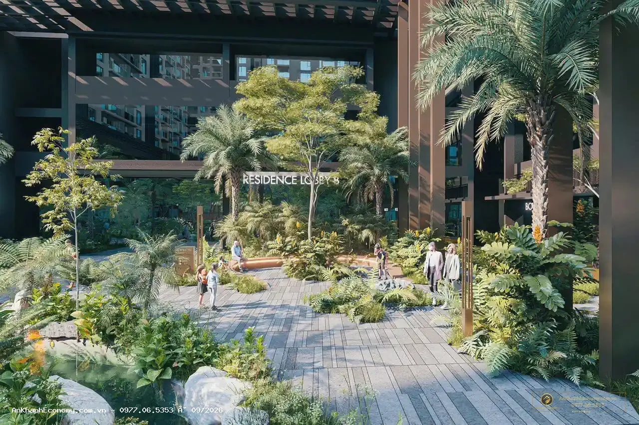 Cảnh quan nội khu Đồng Văn Central Park