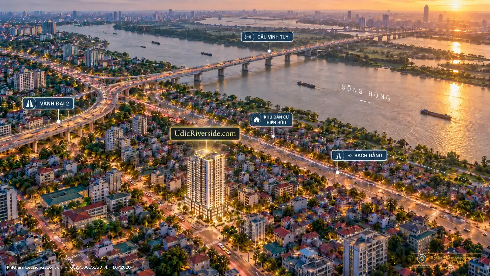 Toàn cảnh UDIC Riverside 2 tại Vĩnh Tuy