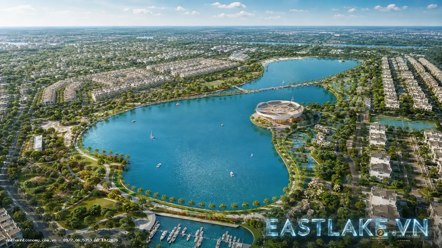 Phối cảnh dự án East Lake City vào ban ngày